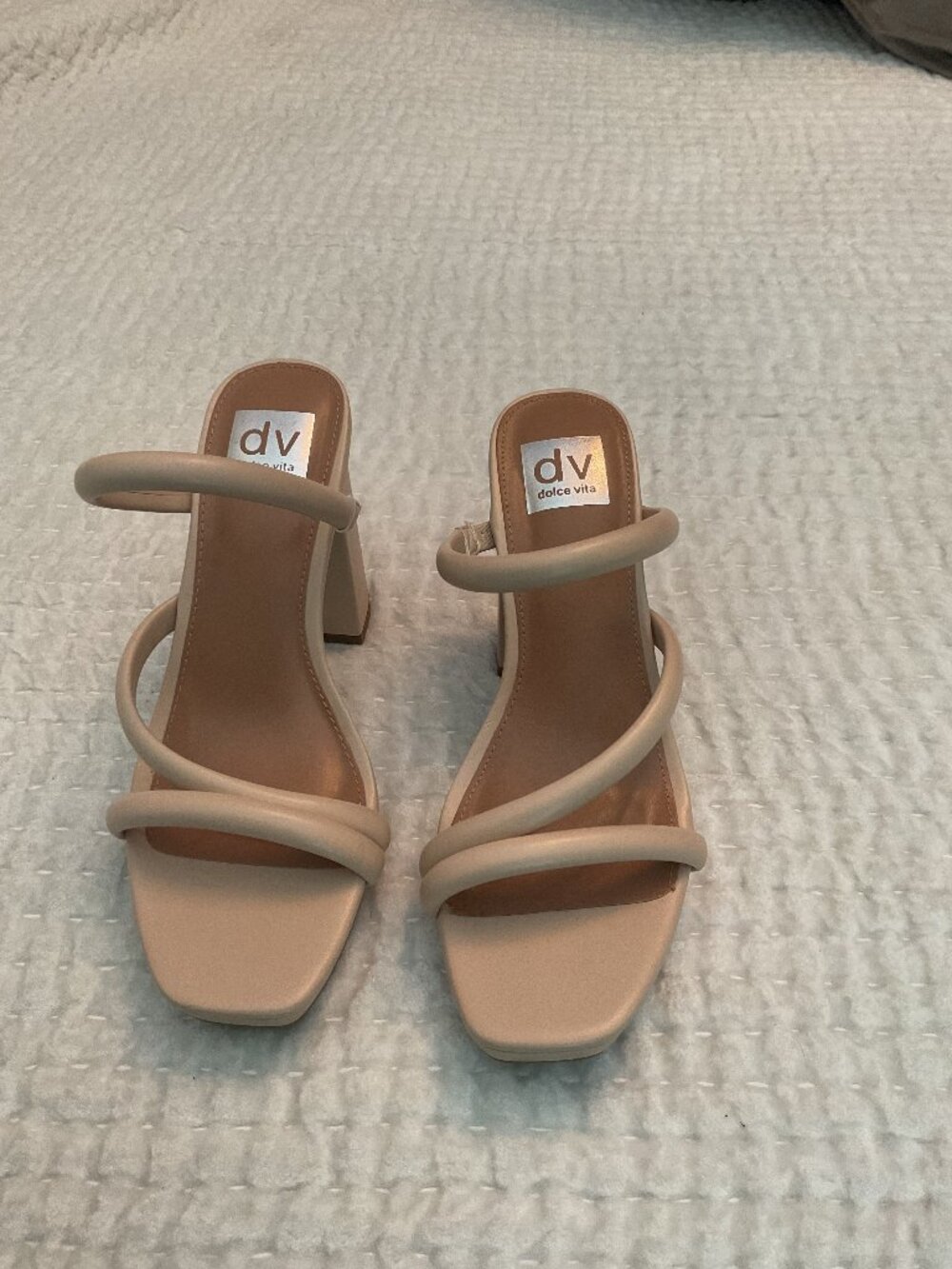 DV Dolce Vita Myla Nude Strappy Sandals